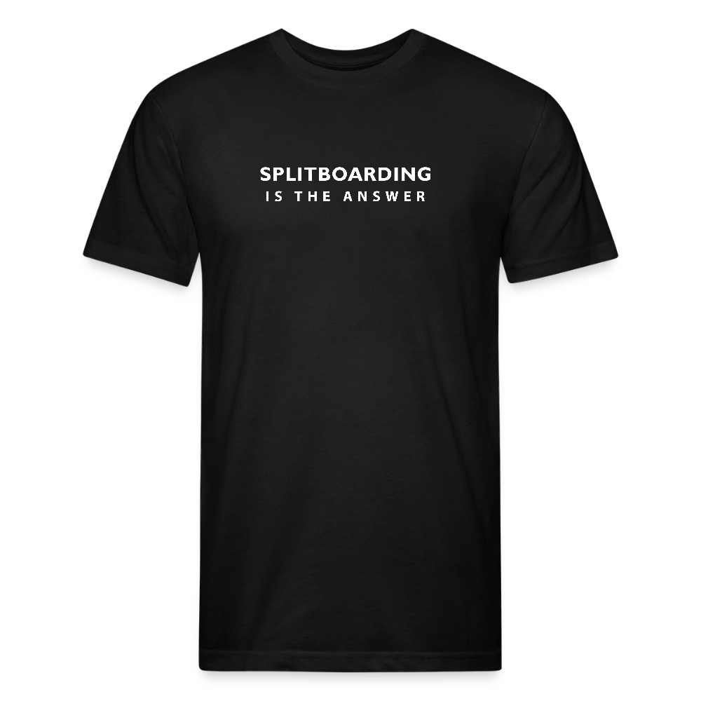 Splitboarding Is The Answer T-shirt - black