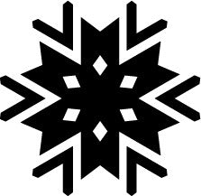 Die Cut Snowflake Sticker