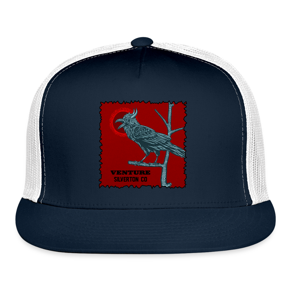 Odin Trucker Hat - navy/white