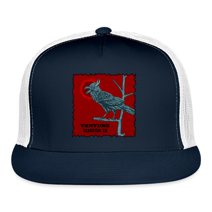 Odin Trucker Hat - navy/white