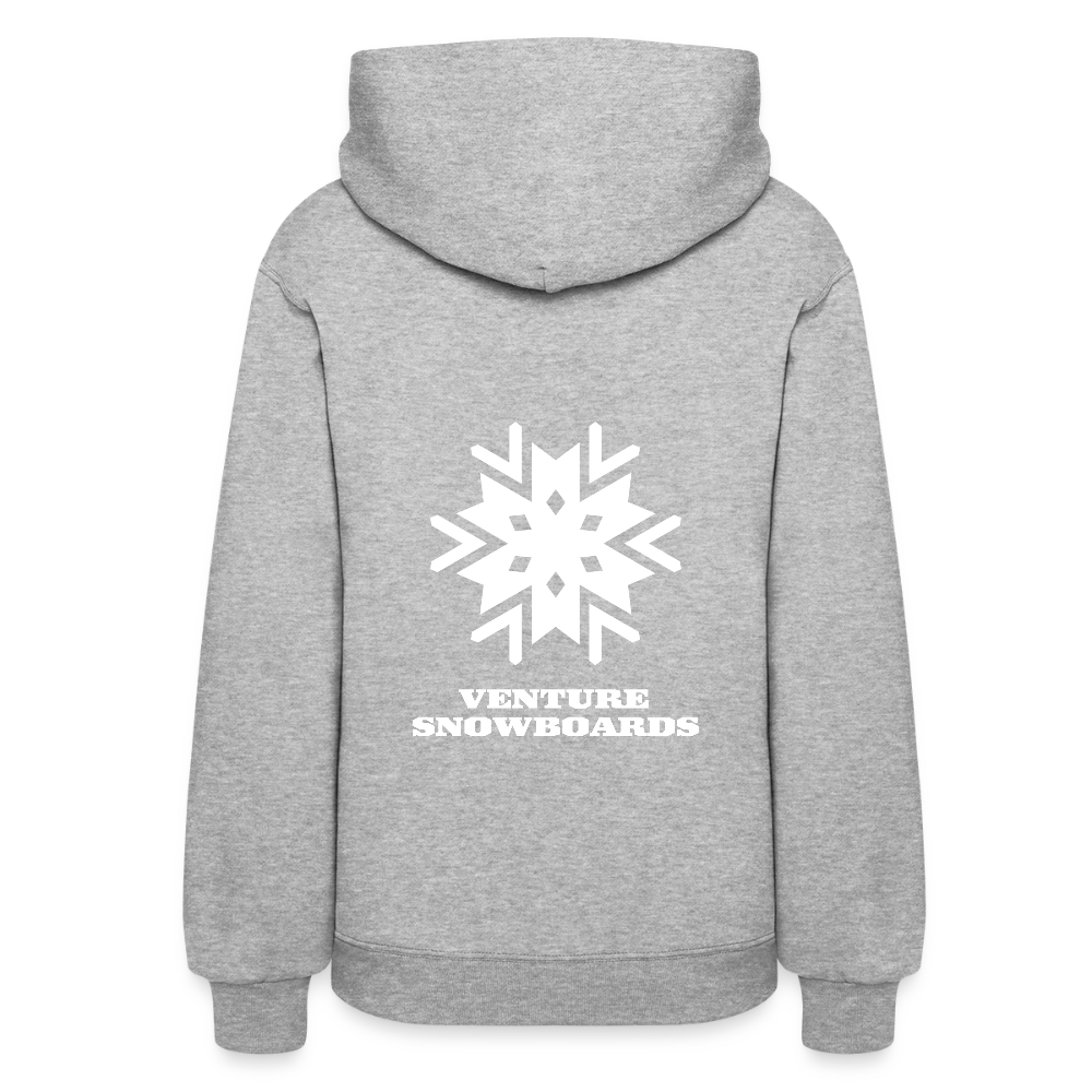 Women's Snowflake Hoodie - heather gray