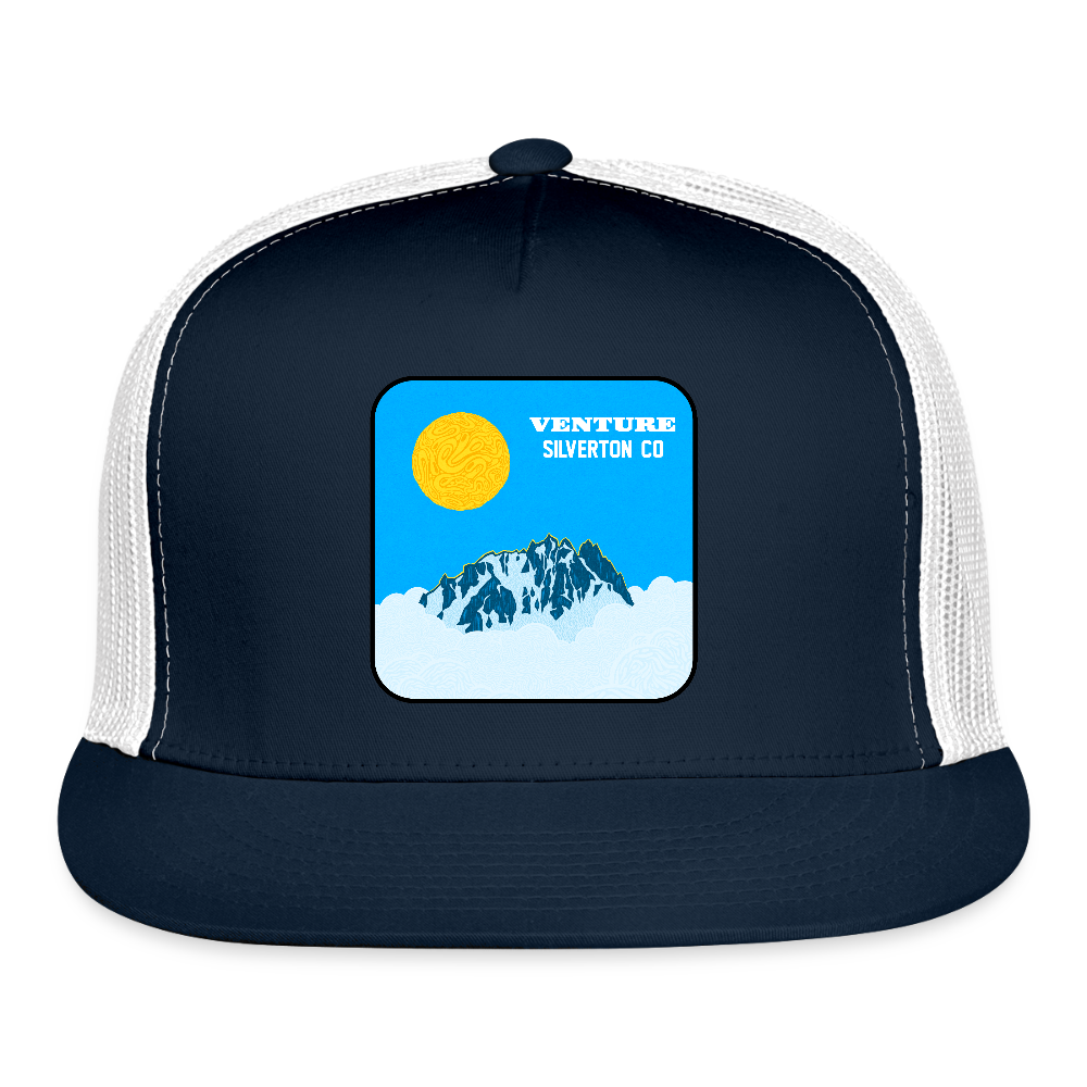 Paragon Trucker Hat - navy/white
