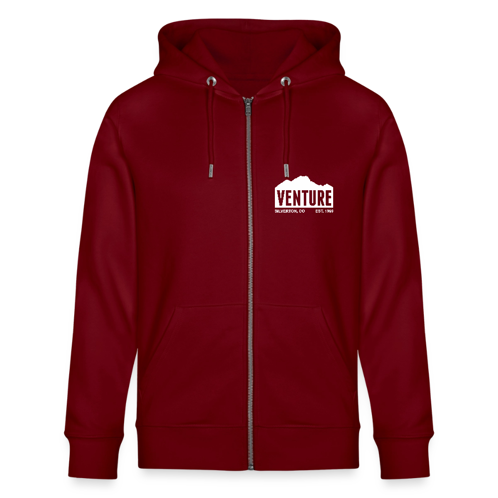 Sultan Logo Unisex Zip Hoodie - burgundy