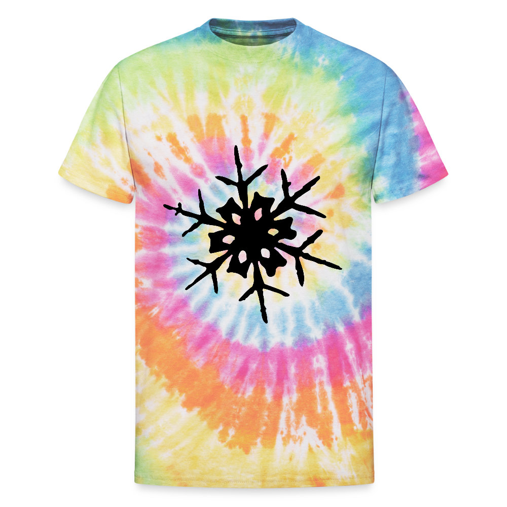 Classic Flake Tie-dye T-Shirt - rainbow