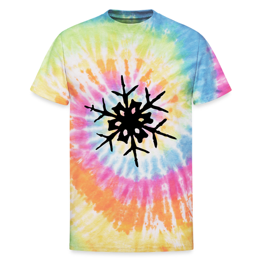 Classic Flake Tie-dye T-Shirt - rainbow