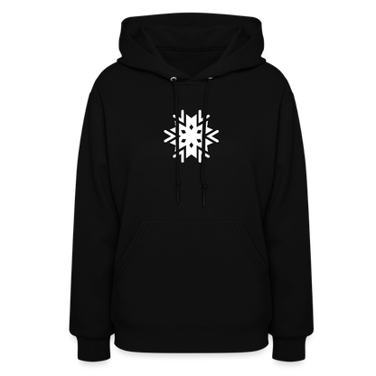 Women's Snowflake Hoodie - black