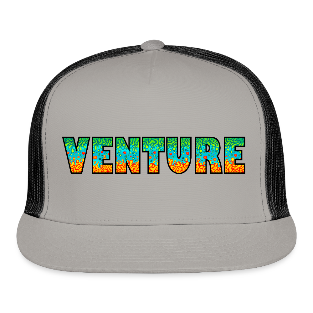 Euphoria Trucker Hat - gray/black