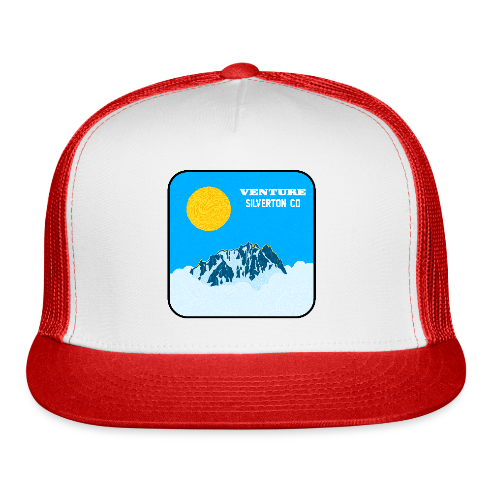 Paragon Trucker Hat - white/red