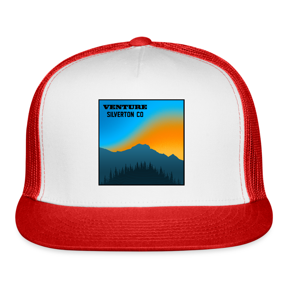 Sultan Trucker Hat - white/red
