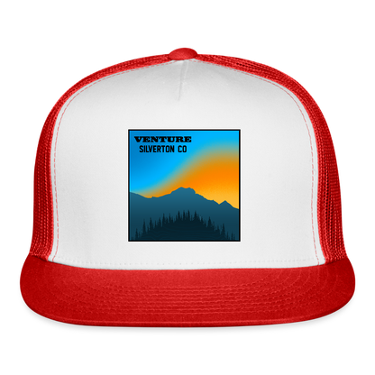 Sultan Trucker Hat - white/red