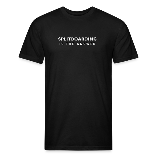 Splitboarding Is The Answer T-shirt - black