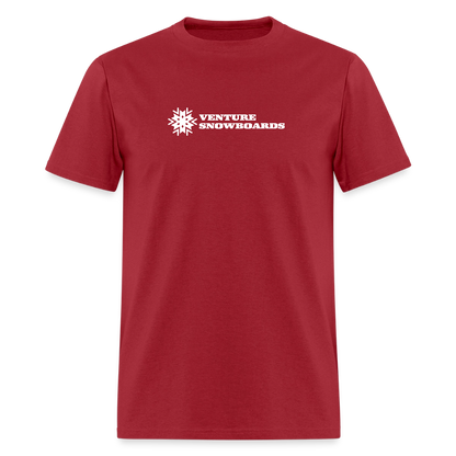 Venture Logo T-Shirt - dark red