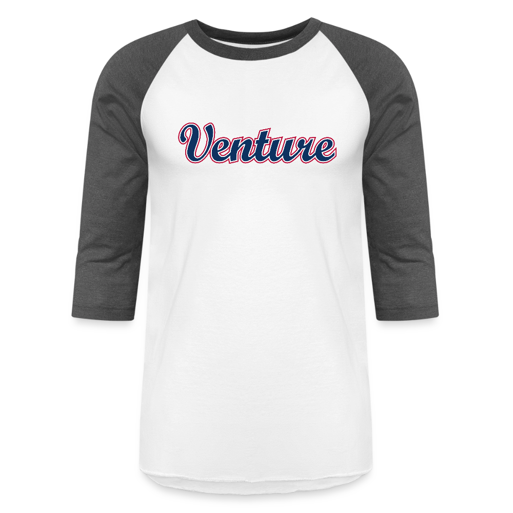 Baseball T-Shirt - white/charcoal