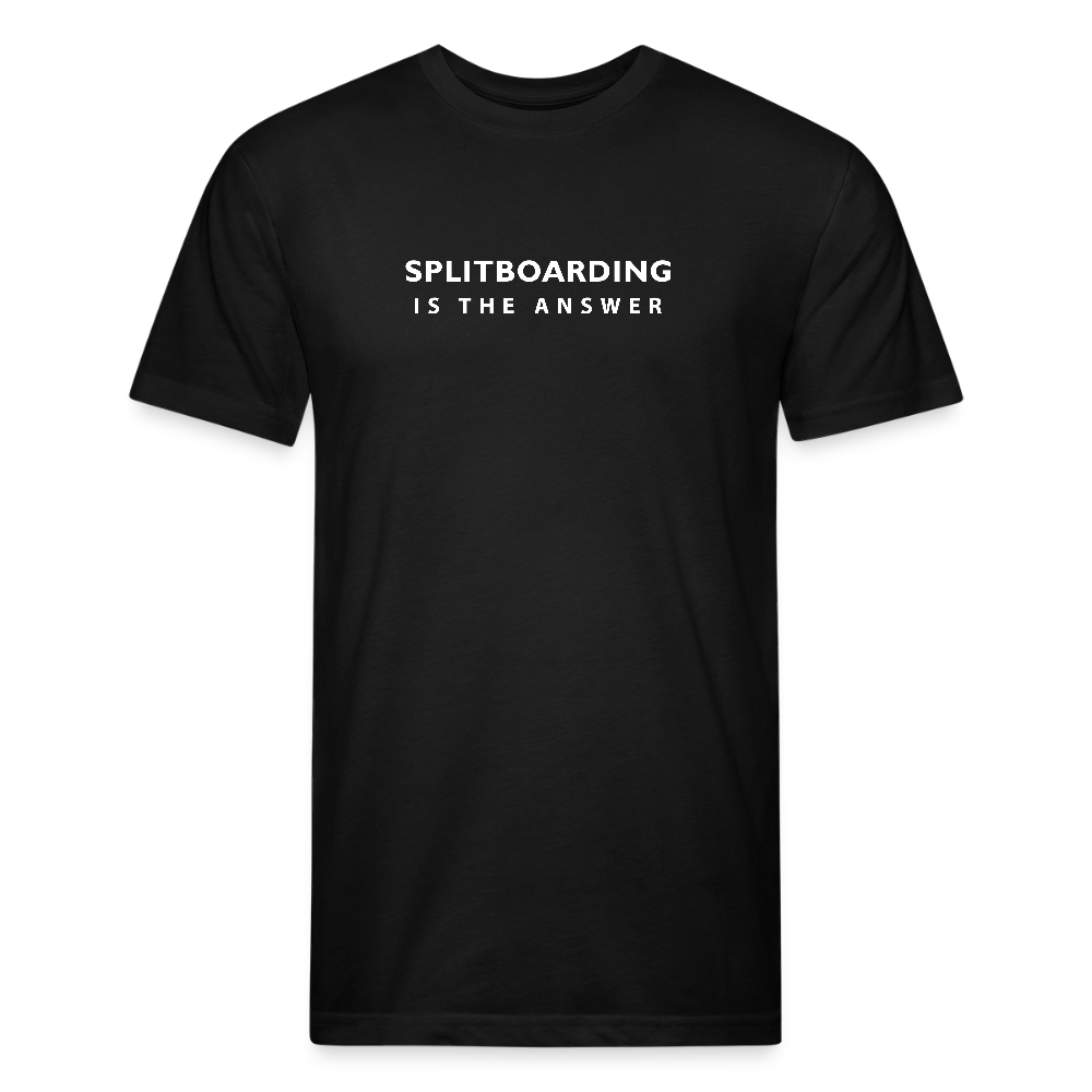Splitboarding Is The Answer T-shirt - black