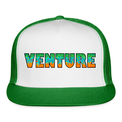Euphoria Trucker Hat - white/kelly green