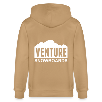 Sultan Logo Unisex Zip Hoodie - latte