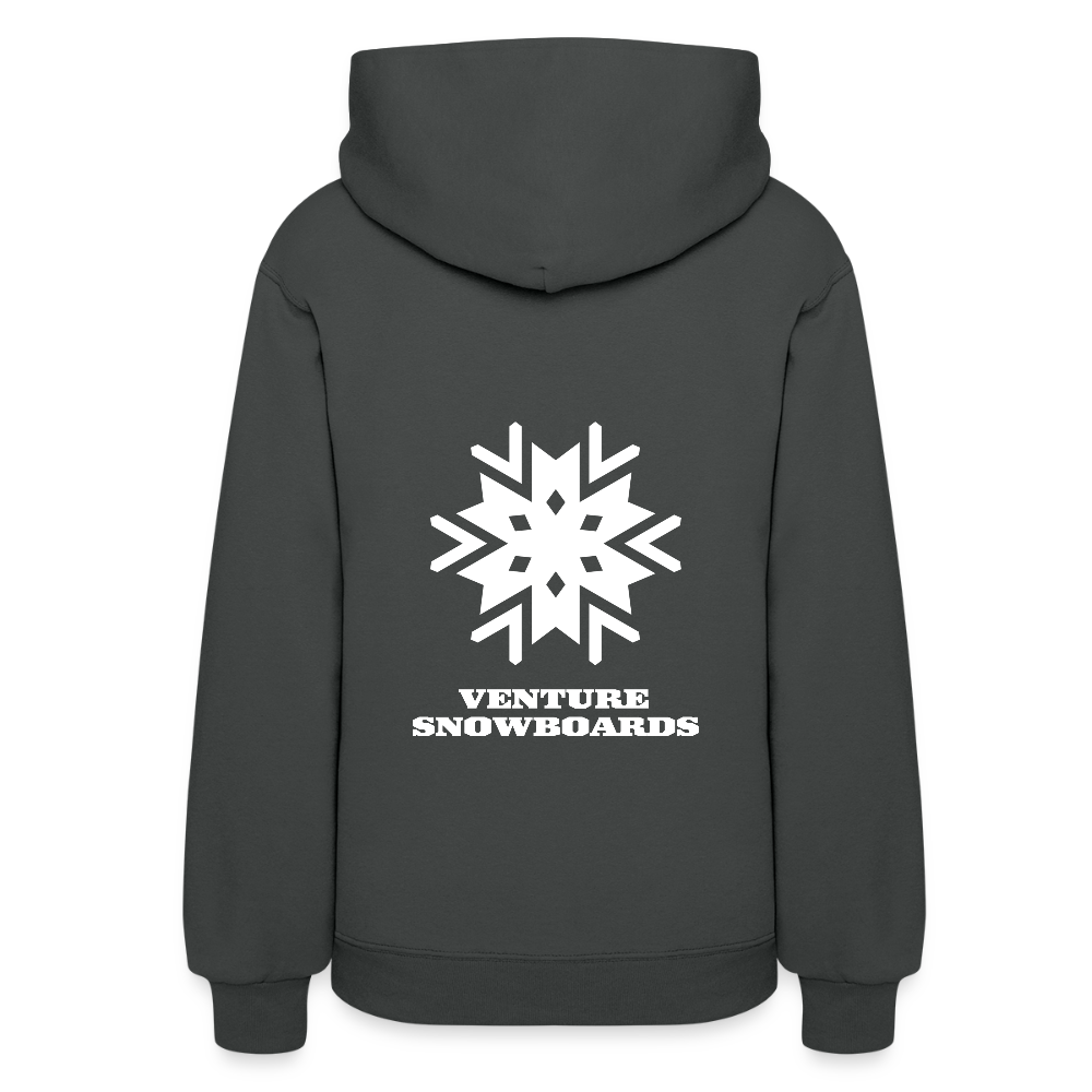 Women's Snowflake Hoodie - asphalt