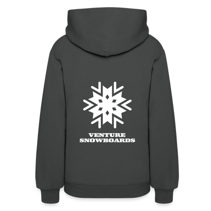 Women's Snowflake Hoodie - asphalt