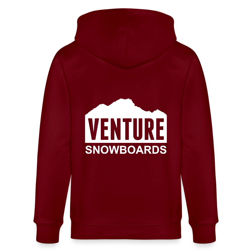 Sultan Logo Unisex Zip Hoodie - burgundy