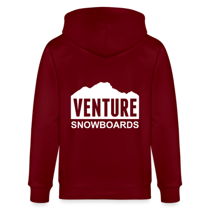 Sultan Logo Unisex Zip Hoodie - burgundy