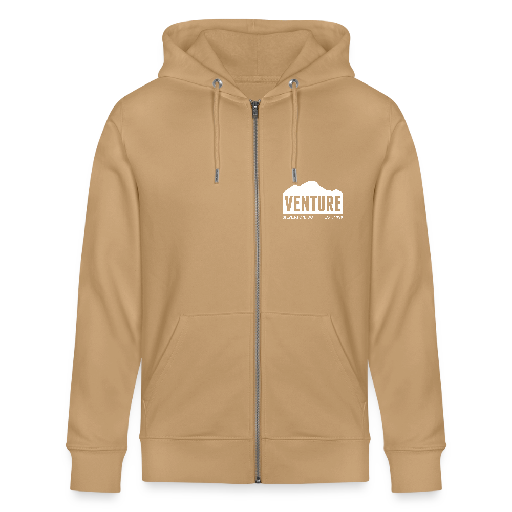 Sultan Logo Unisex Zip Hoodie - latte