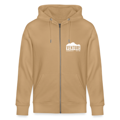 Sultan Logo Unisex Zip Hoodie - latte