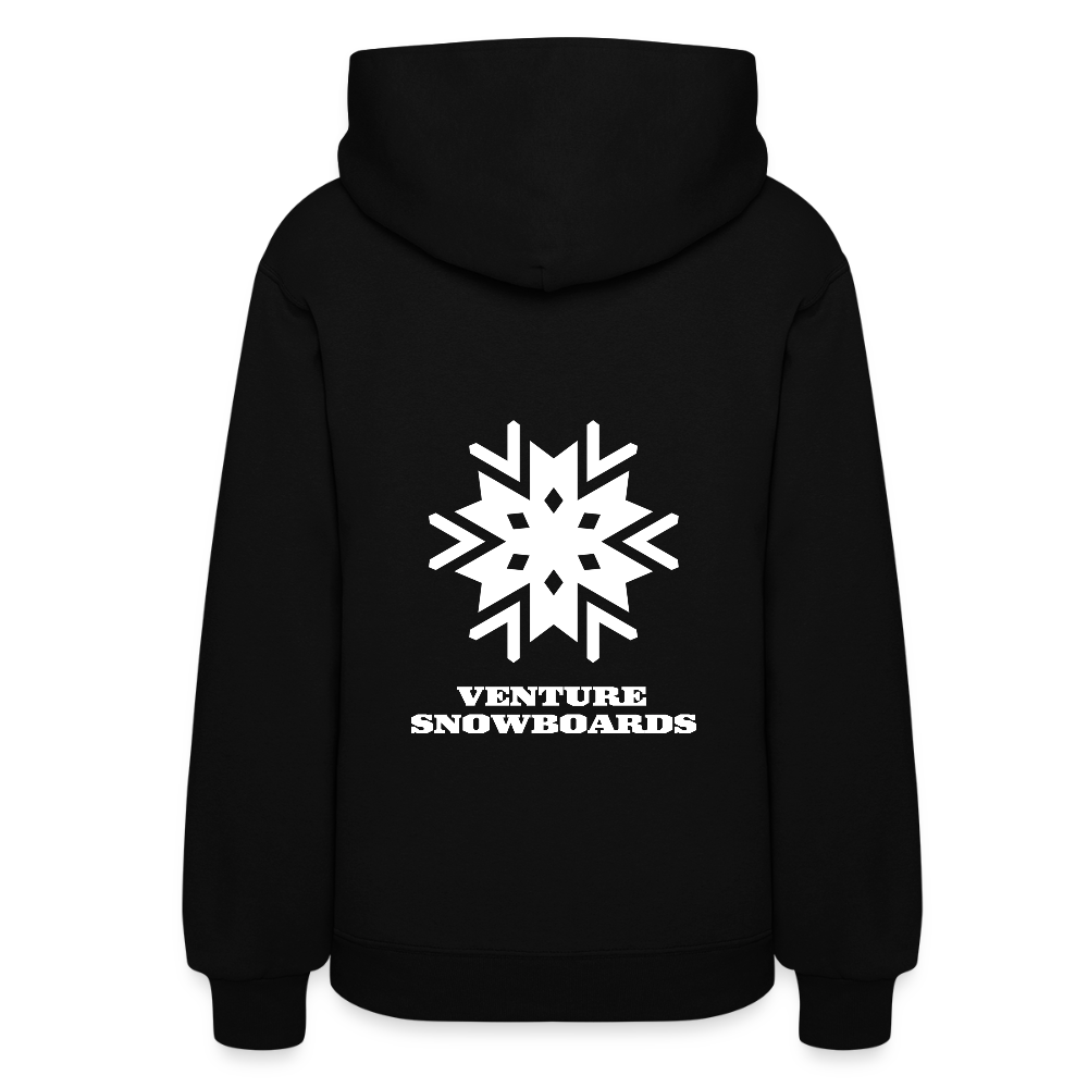 Women's Snowflake Hoodie - black
