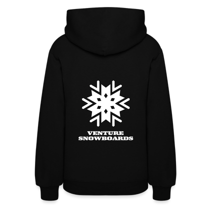 Women's Snowflake Hoodie - black