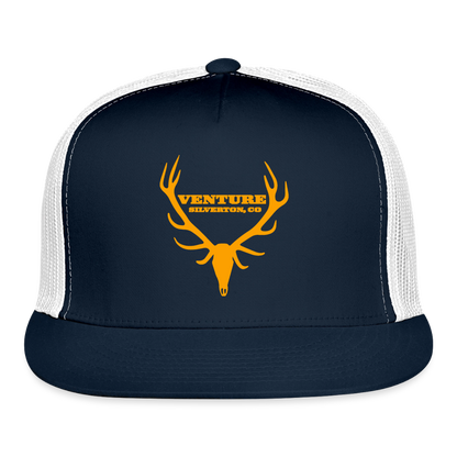Pow Hunter Trucker Hat - navy/white
