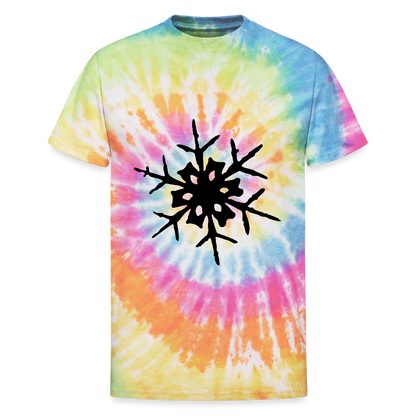 Classic Flake Tie-dye T-Shirt - rainbow