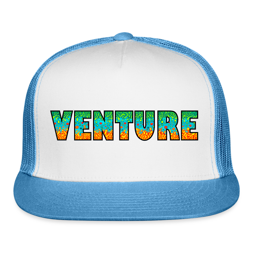 Euphoria Trucker Hat - white/blue