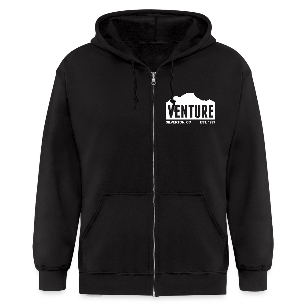 Sultan Zip Up  Hoodie - black