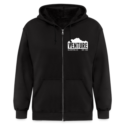 Sultan Zip Up  Hoodie - black