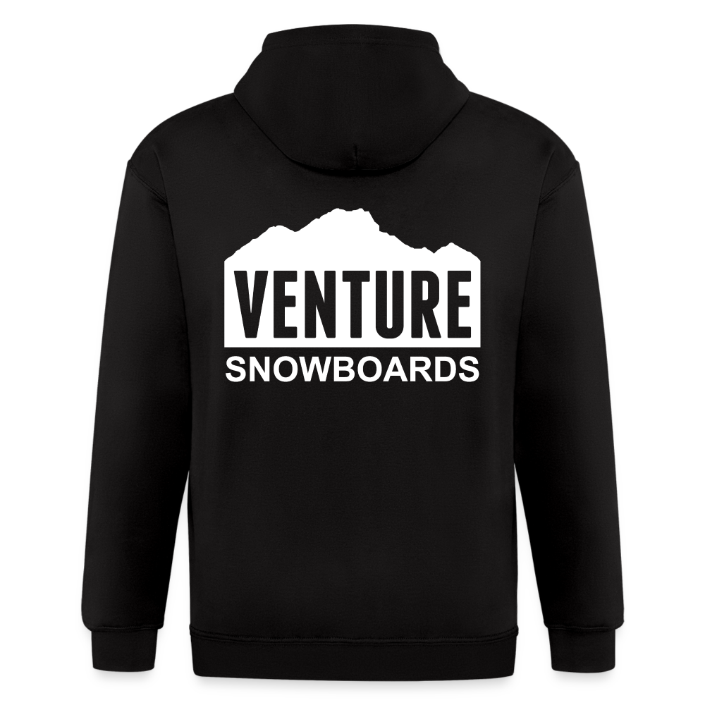 Sultan Zip Up  Hoodie - black