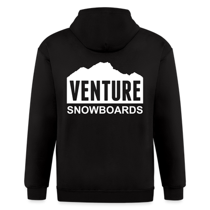 Sultan Zip Up  Hoodie - black