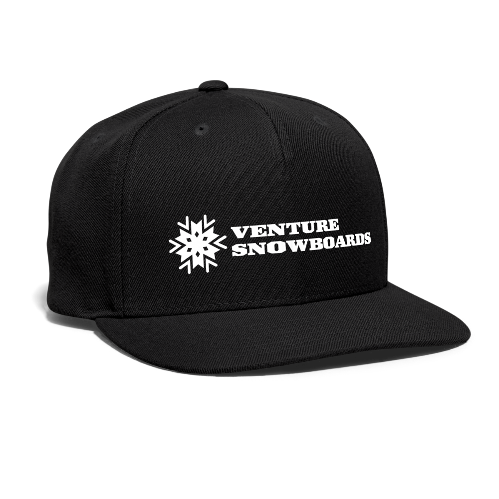 Classic Venture Snapback Hat - black