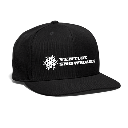 Classic Venture Snapback Hat - black