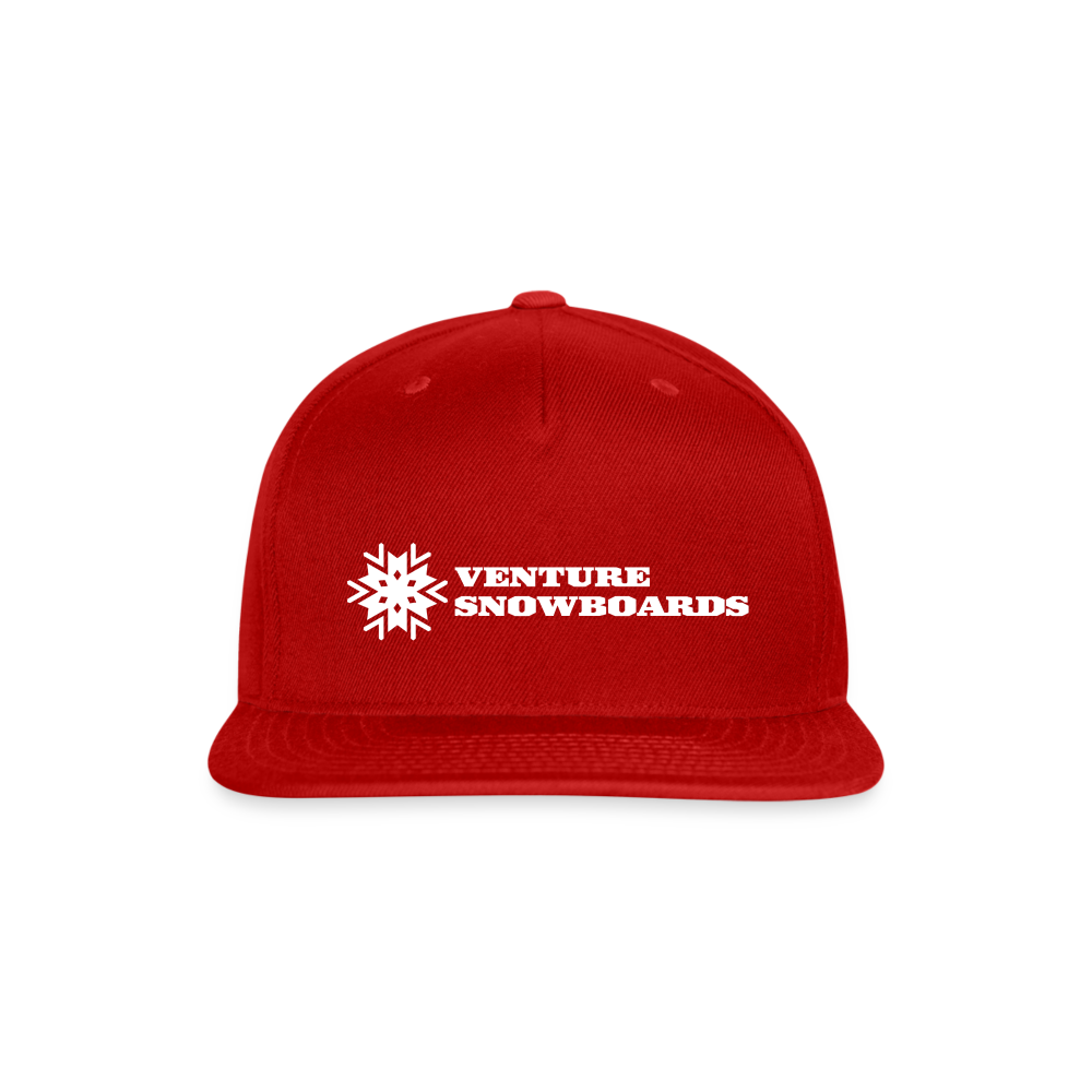 Classic Venture Snapback Hat - red