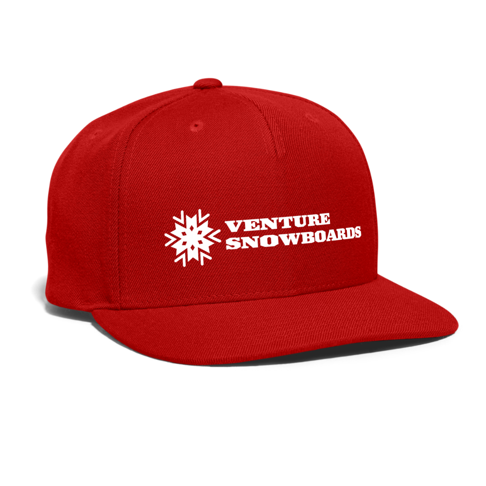 Classic Venture Snapback Hat - red