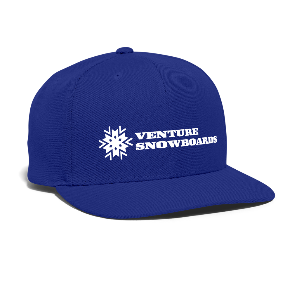 Classic Venture Snapback Hat - royal blue