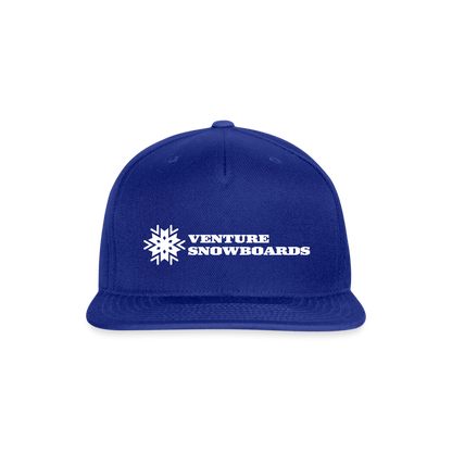 Classic Venture Snapback Hat - royal blue