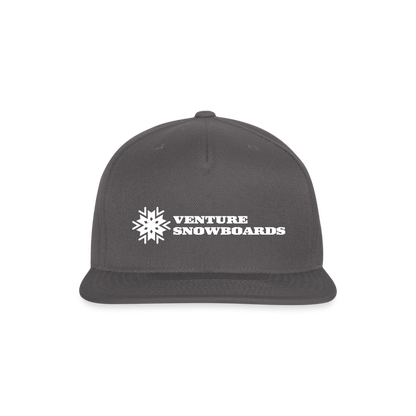 Classic Venture Snapback Hat - dark grey