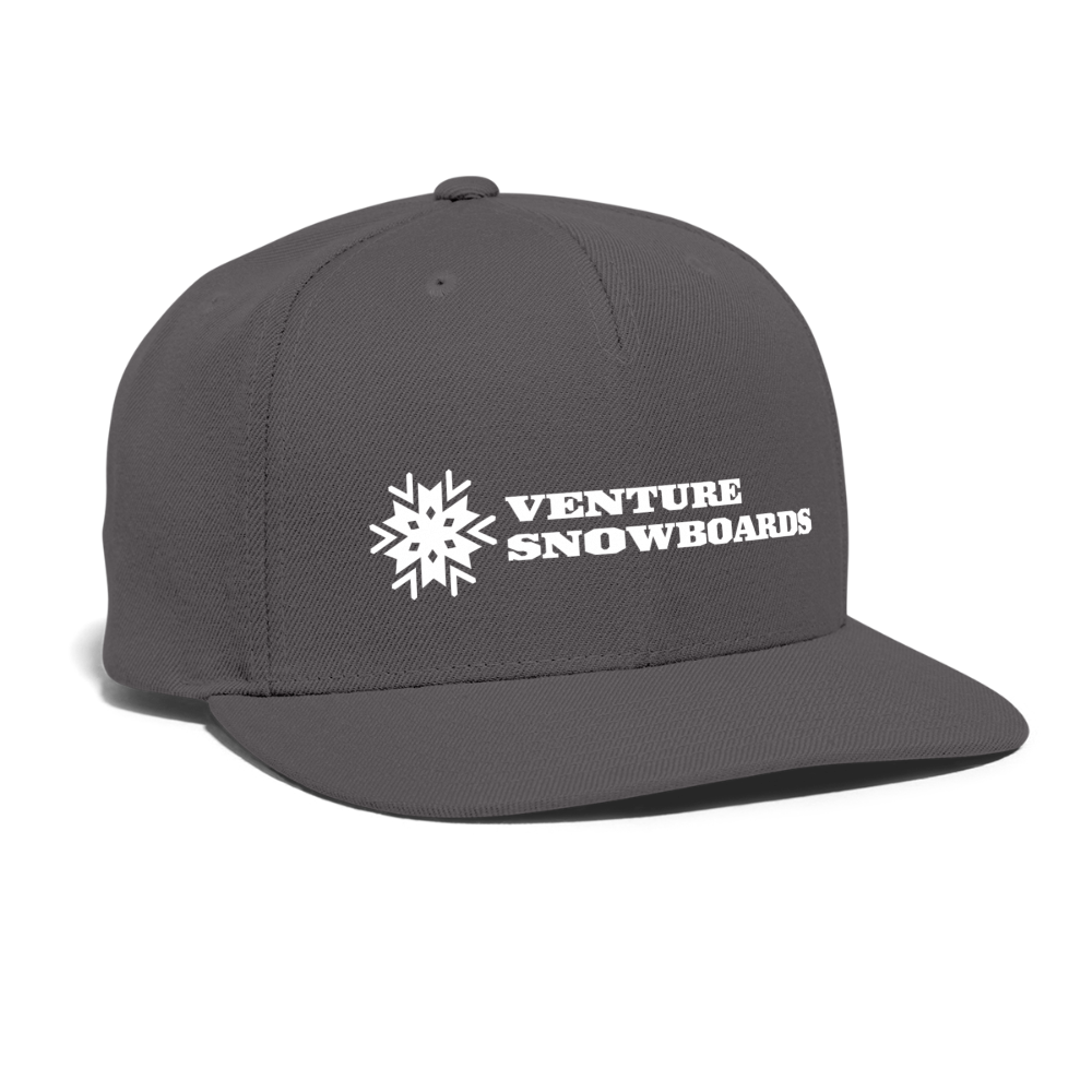 Classic Venture Snapback Hat - dark grey