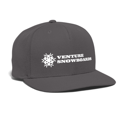 Classic Venture Snapback Hat - dark grey