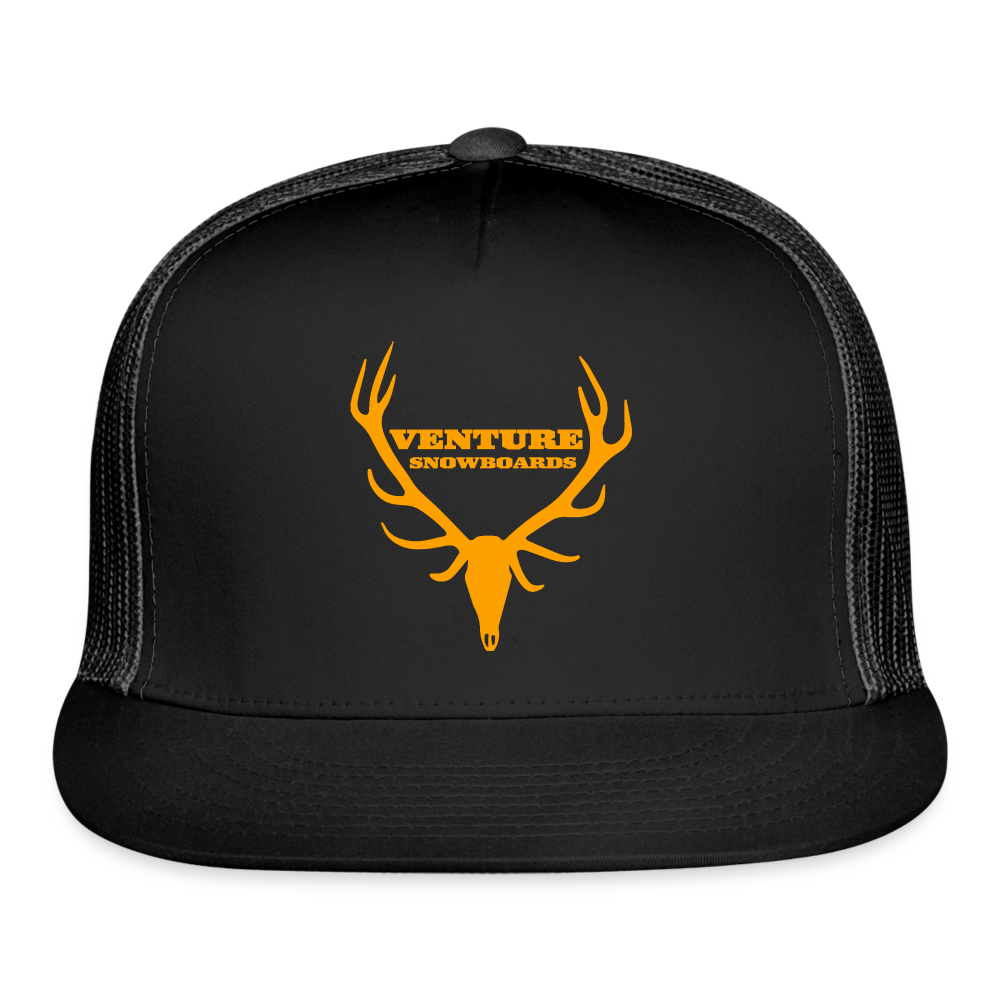 Tree Stash Hunter Trucker Hat - black/black