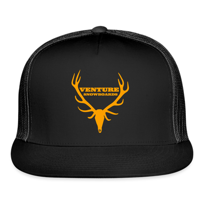 Tree Stash Hunter Trucker Hat - black/black