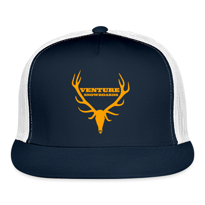 Tree Stash Hunter Trucker Hat - navy/white