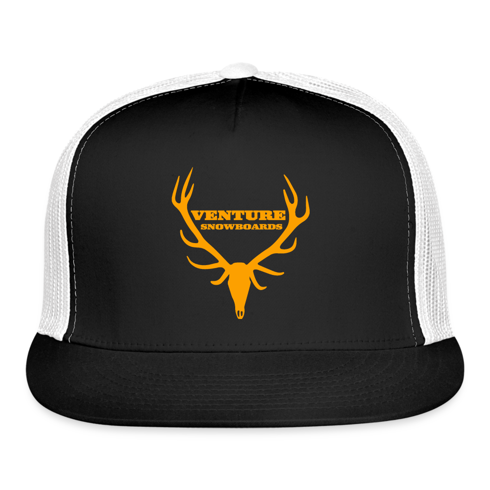 Tree Stash Hunter Trucker Hat - black/white