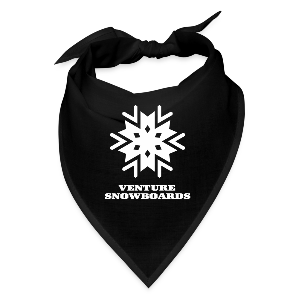 Snowflake Bandana - black