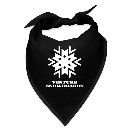 Snowflake Bandana - black